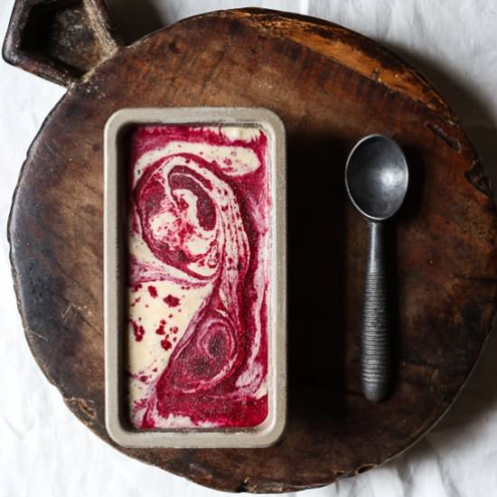 Blackberry Ripple Ice Cream