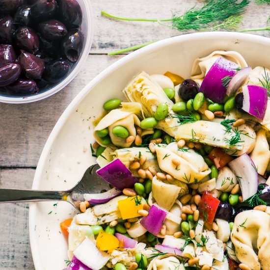 Tortellini Salad with Artichokes