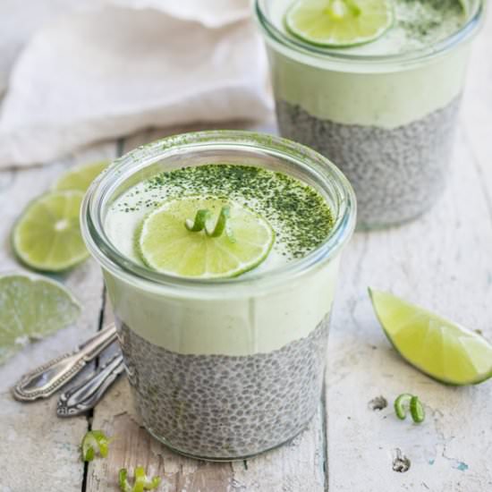 key lime pie chia pudding