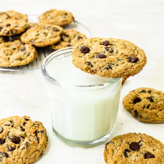 Eggless Chocolate Chip Cookies