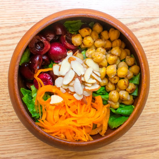 Cherry Chickpea Salad