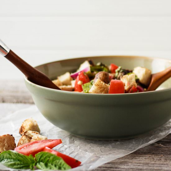 Summer Bounty Grilled Panzanella
