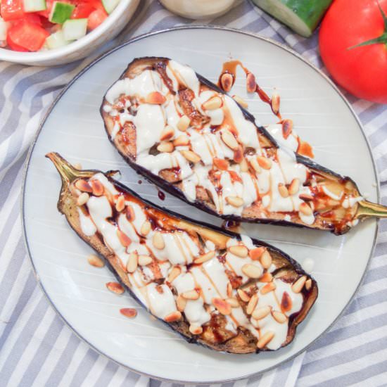 Roasted Eggplant with Tahini