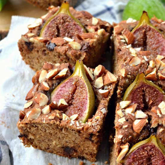 Vegan Banana Fig Cake