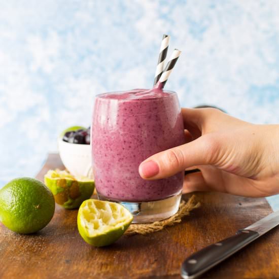 Blueberry Lime Smoothie