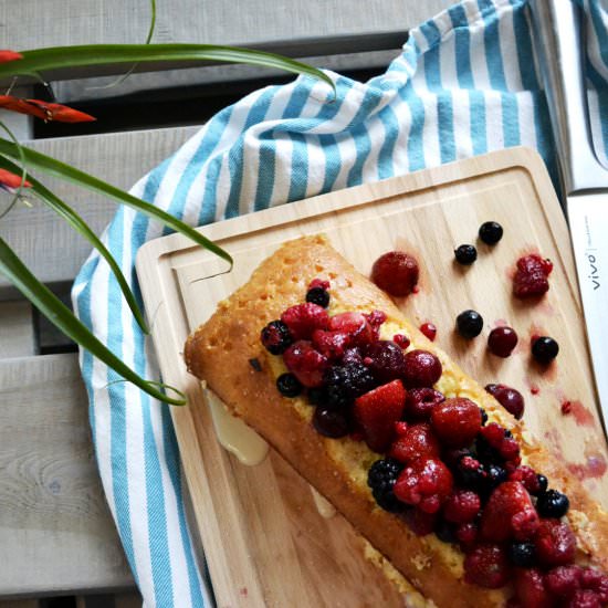 Tres Leches Cake with Summer Fruits
