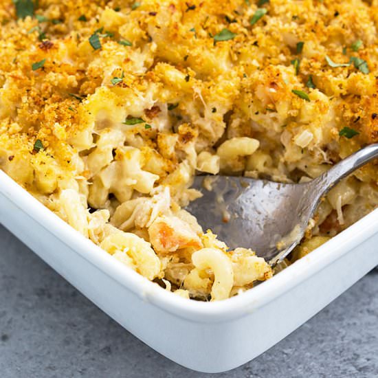 Seafood Mac and Cheese