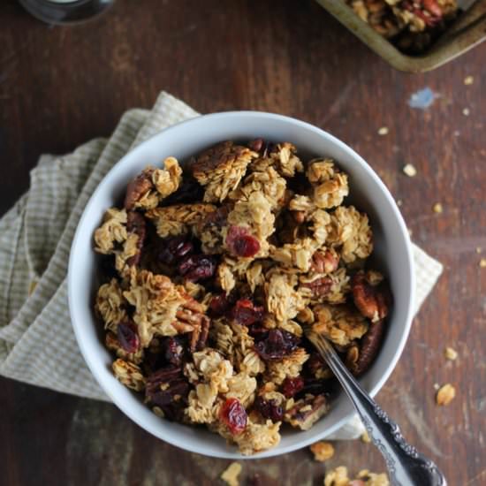 Pecan Cranberry Granola