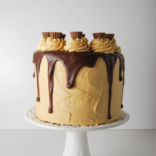 Peanut Butter Cup Layer Cake
