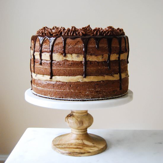 Gluten Free Cookie Dough Cake