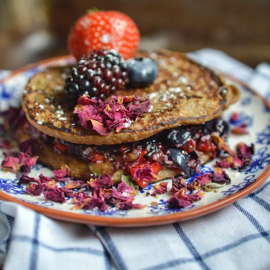 Vegan Pancake Sandwich