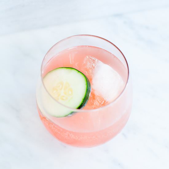 Watermelon Lime Cucumber Cooler