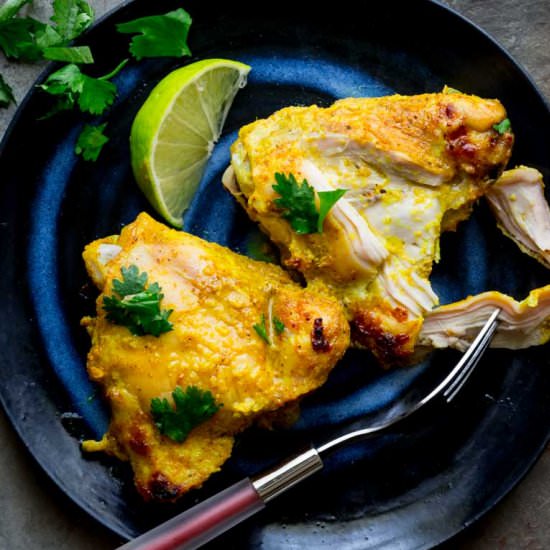 Yogurt Curry Marinated chicken
