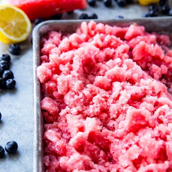 Fresh Fruit Granitas