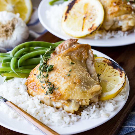 Skillet Garlic Lemon Chicken