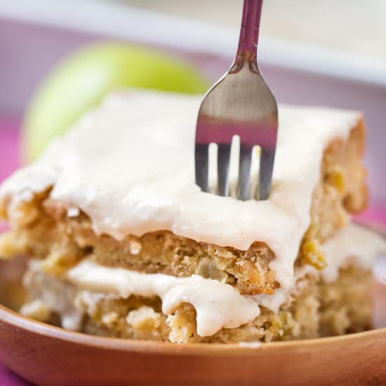Maple Apple Blondies