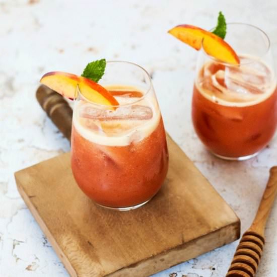 Cold Brew Iced Nectarine Green Tea