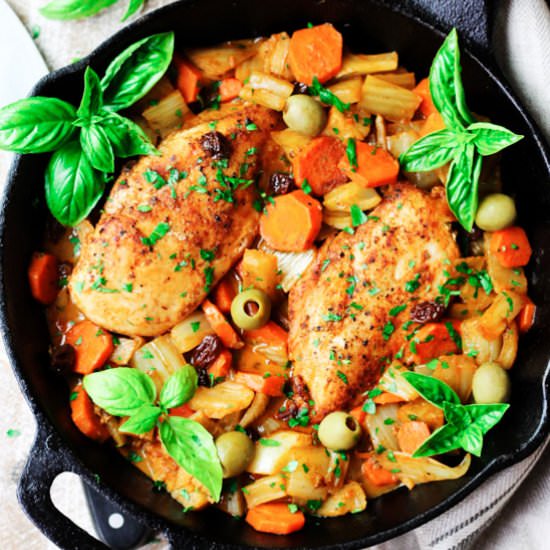 Fennel Chicken Mediterranean Style