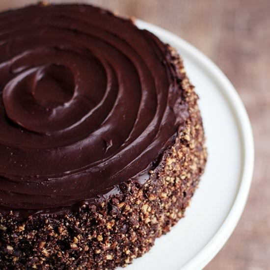 Chocolate Ganache Praline Cake