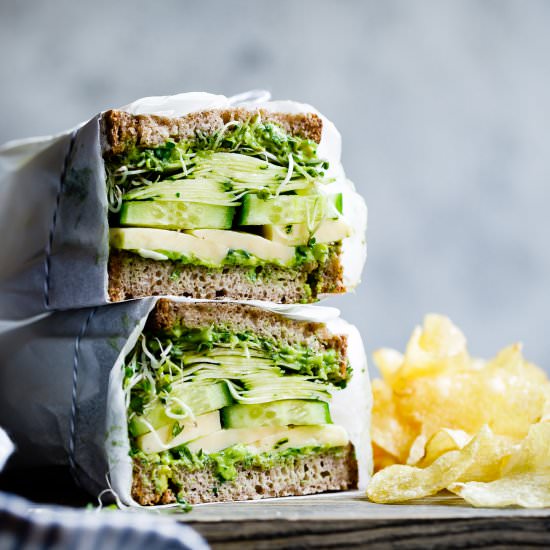 Green Goddess Sandwiches