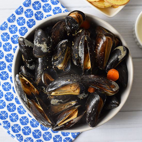 Mussels in White Wine Sauce