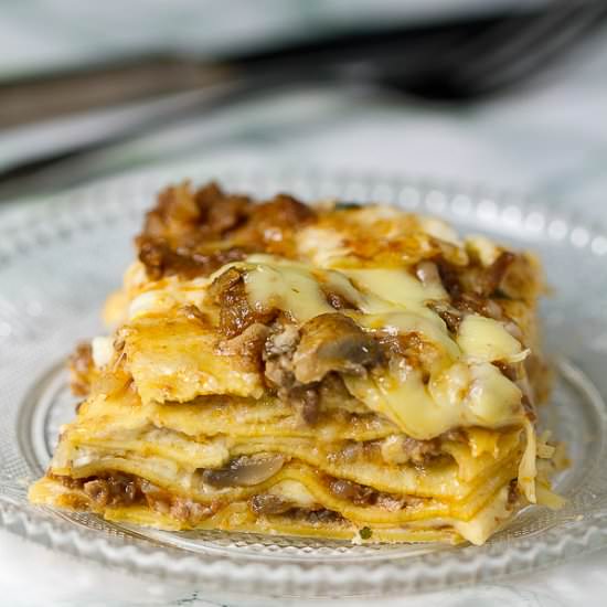 Mushroom Lasagna