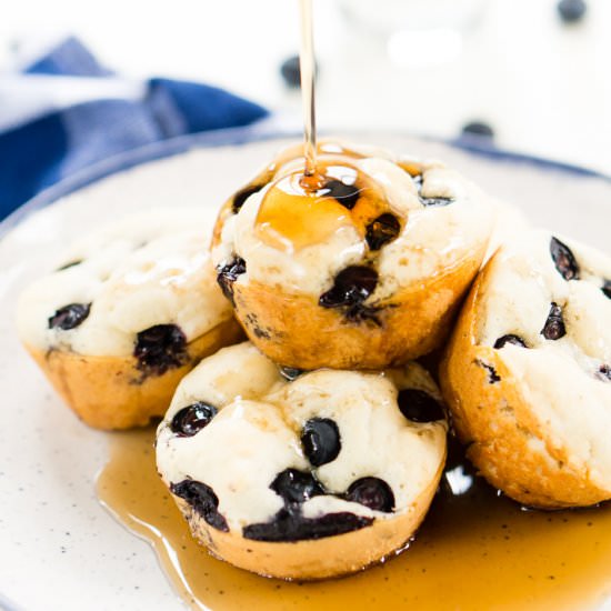 Blueberry Pancake Muffins