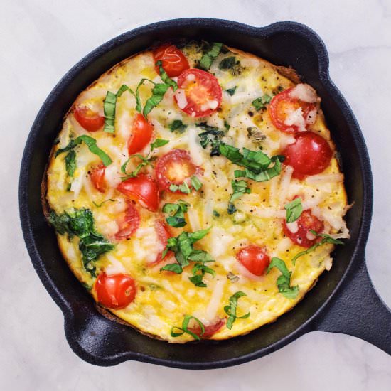 Kale and Tomato Frittata