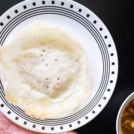 Yeast-free Appam/Kerala Crepe