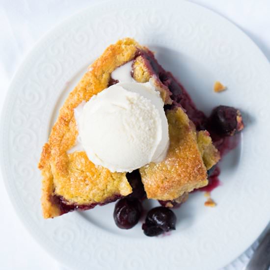Gluten Free Skillet Cherry Pie