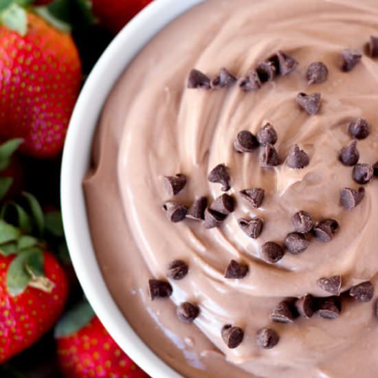 Healthier Chocolate Fruit Dip
