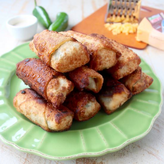 Jalapeno Popper Egg Rolls