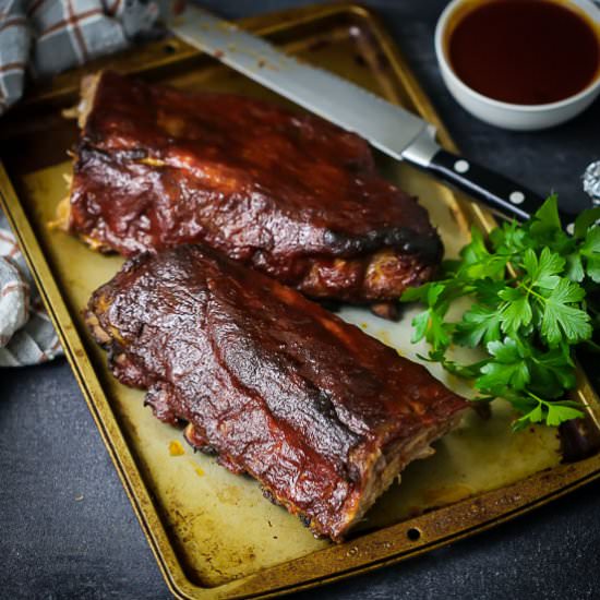 Baby Back Ribs with Bourbon BBQ