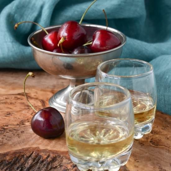 Homemade Kirsch Cherry Liqueur