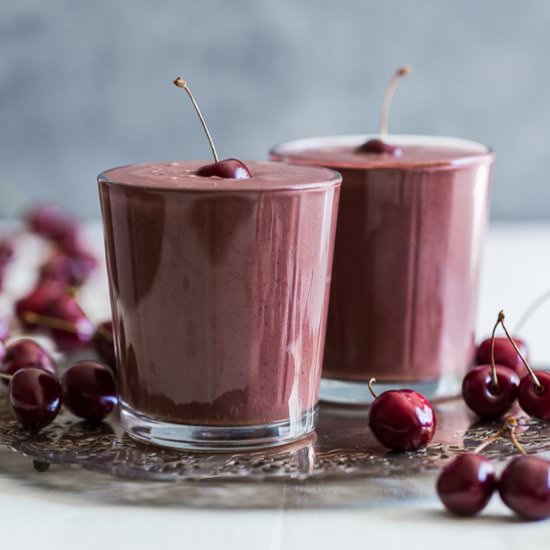 Chocolate Covered Cherry Smoothie