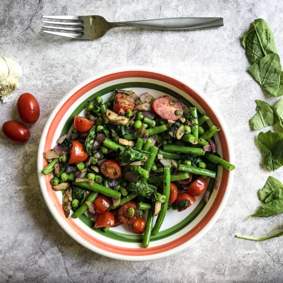 Oh My Greens Skillet Salad