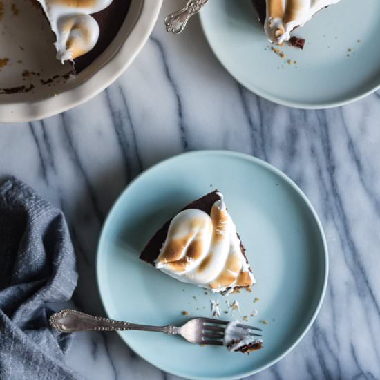 S’mores Brownie Pie