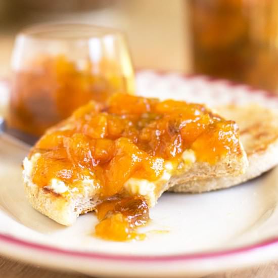 Green Chile Peach Preserves