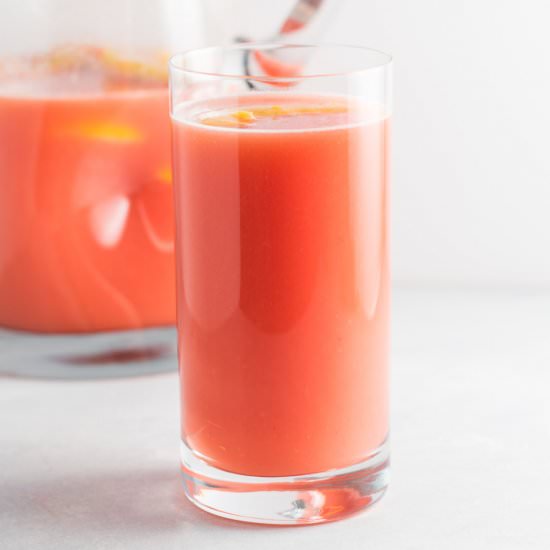 Fresh Raspberry Peach Lemonade