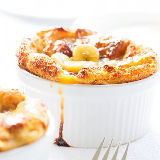 Bread Pudding with Bananas