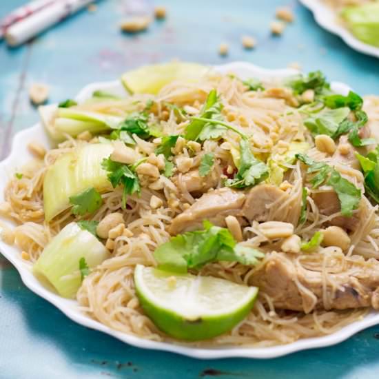 Quick & Easy Thai Chicken Noodles