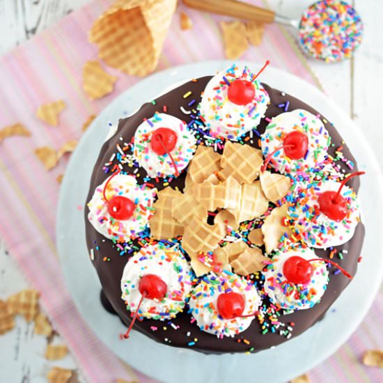 Grandma’s Neapolitan Ice Cream Cake