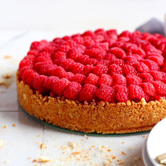 No Bake Raspberry Pie