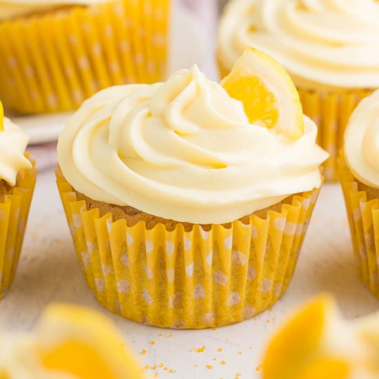 Healthy Lemon Cupcakes