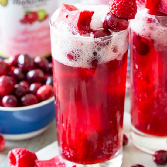 Cranberry, Raspberry, Apple Punch