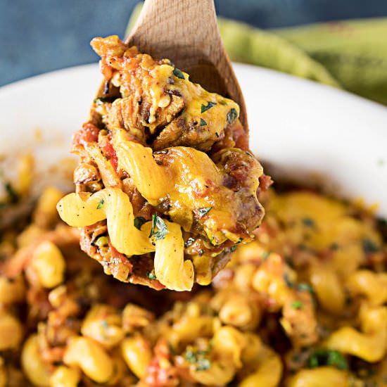 Spicy Pork-Hatch Chili Casserole