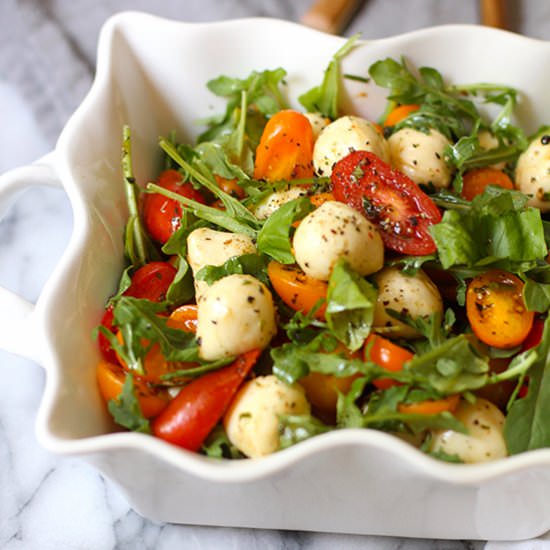 Arugula Caprese Salad