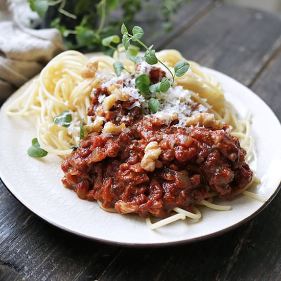 Savoury Vegetarian Bolognese
