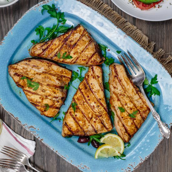Mediterranean-Style Swordfish