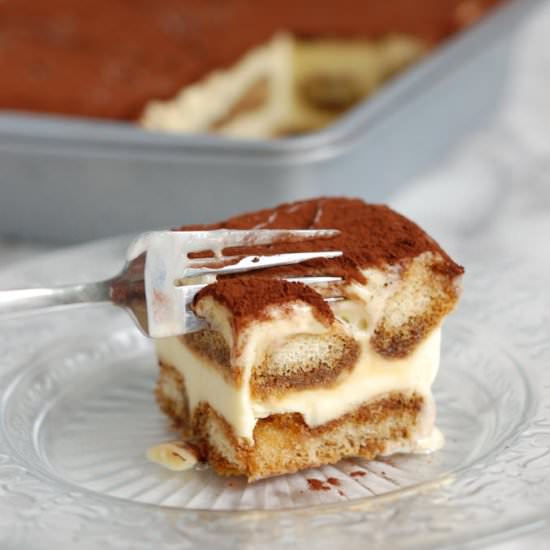 Tiramisu Ice Cream Cake